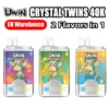 EU Vape Uwin 40k Puffs Crystal Twins 2 in 1 Electronic Cigarette Free Shipping