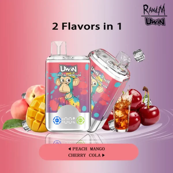 EU Vape Uwin 40k Puffs Crystal Twins 2 in 1 Electronic Cigarette Free Shipping 11 EU Vape Uwin 40k Puffs Crystal Twins 2 in 1 Electronic Cigarette Free Shipping