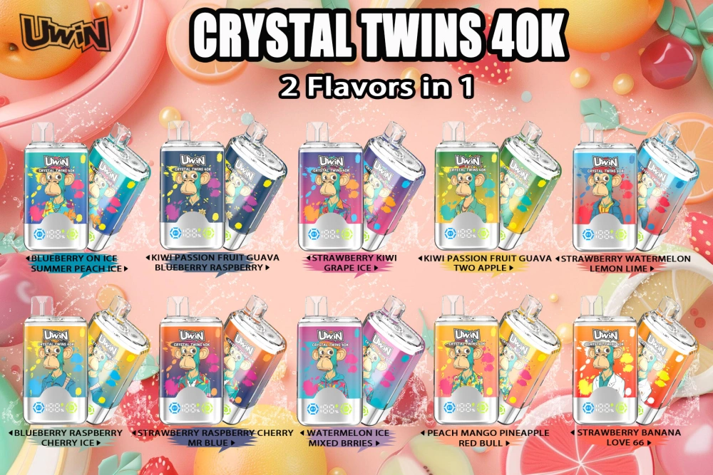 EU Vape Uwin 40k Puffs Crystal Twins 2 in 1 Electronic Cigarette Free Shipping 16 EU Vape Uwin 40k Puffs Crystal Twins 2 in 1 Electronic Cigarette Free Shipping