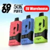 EU Vape ZOOY 50000 Puffs 50k Screen Best Disposable E Cigarette Free Shipping