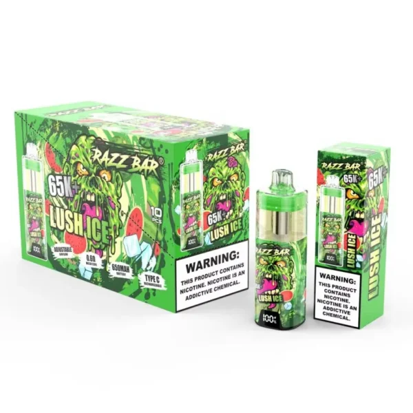 EU Warehouse Razz Bar 65k+ Puffs Crystal Disposable Vape 65000 Wholesale Free Shipping