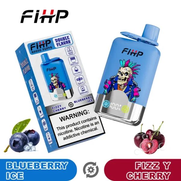 FIHP 40k Puffs 2 in 1 Double Flavors Disposable Vape 40000 EU Warehouse
