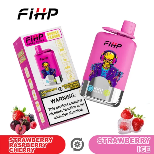 FIHP 40k Puffs 2 in 1 Double Flavors Disposable Vape 40000 EU Warehouse