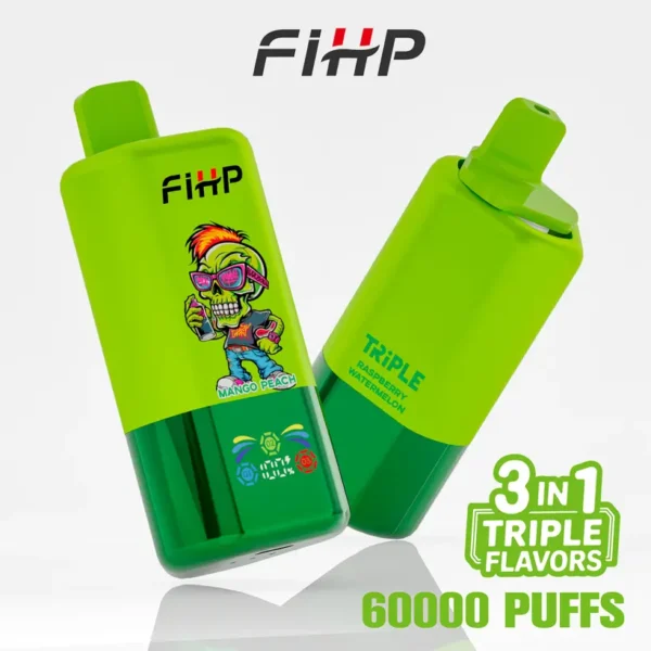 FIHP 60k Puffs 3 in 1 Triple Flavors Disposable Vape 60000 EU Warehouse