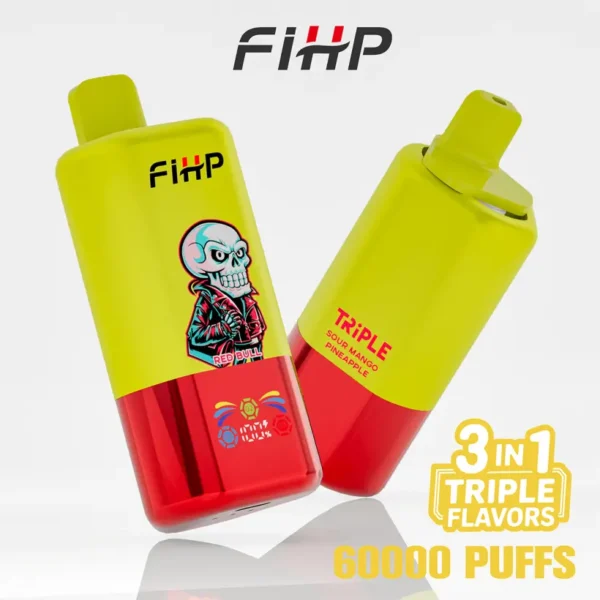 FIHP 60k Puffs 3 in 1 Triple Flavors Disposable Vape 60000 EU Warehouse
