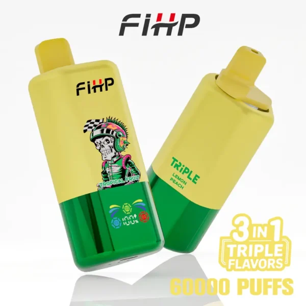 FIHP 60k Puffs 3 in 1 Triple Flavors Disposable Vape 60000 EU Warehouse