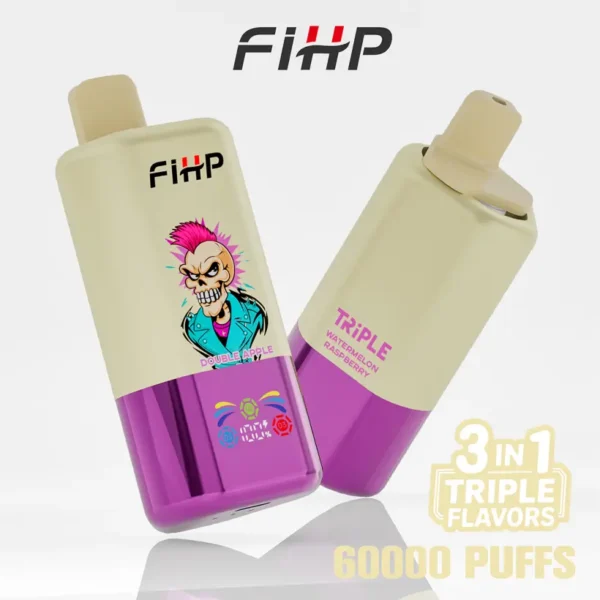 FIHP 60k Puffs 3 in 1 Triple Flavors Disposable Vape 60000 EU Warehouse