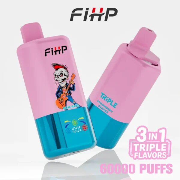 FIHP 60k Puffs 3 in 1 Triple Flavors Disposable Vape 60000 EU Warehouse