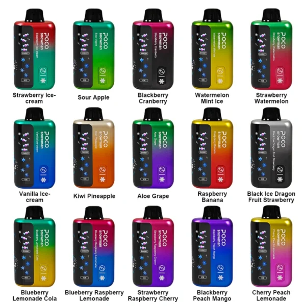 POCO 70000 Puffs 70k Snowman Ice Conrtrol Disposable Vape Free Shipping EU Warehouse