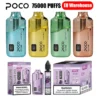POCO 75k Puffs Stone Refillable Crystal Disposable Vape 75000 With 40ml Oil EU Warehouse