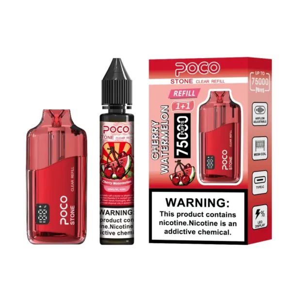 POCO 75k Puffs Stone Refillable Crystal Disposable Vape 75000 With 40ml Oil EU Warehouse 10 POCO 75k Puffs Stone Refillable Crystal Disposable Vape 75000 With 40ml Oil EU Warehouse