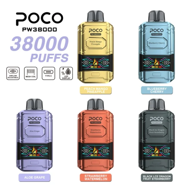 POCO PW 38000 Puffs 38K Best Disposable Vape Pen Free Shipping EU Warehouse 11 POCO PW 38000 Puffs 38K Best Disposable Vape Pen Free Shipping EU Warehouse