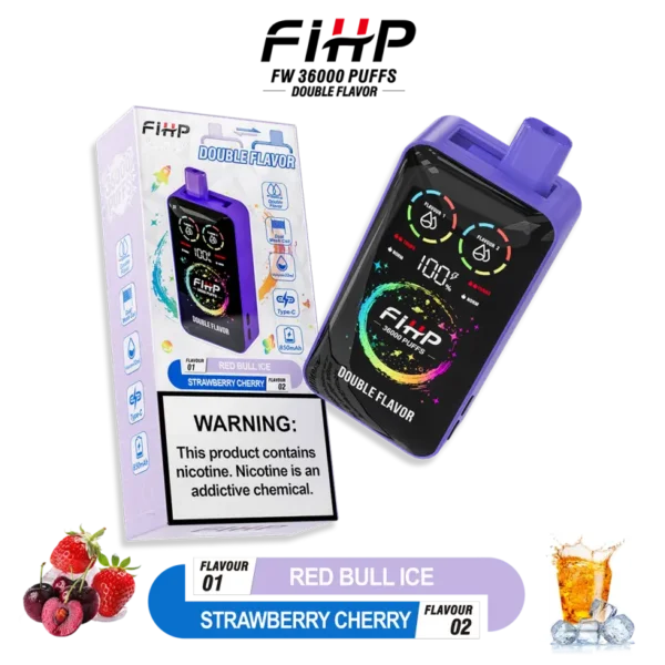 Puff 36k FIHP 36000 Puffs 2 in 1 Disposable Vape Pen Free Shipping China Warehouse