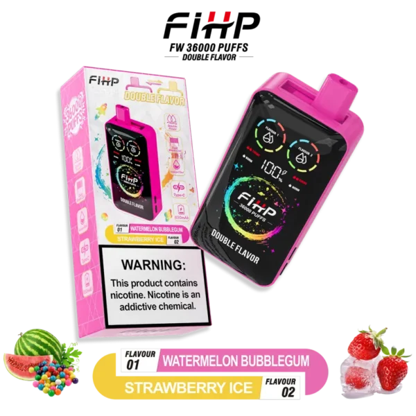 Puff 36k FIHP 36000 Puffs 2 in 1 Disposable Vape Pen Free Shipping China Warehouse