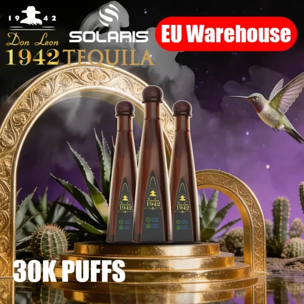 Solaris Tequila 30000 Puffs Don Leon 1942 30k Disposable Vape Pen EU Warehouse