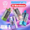 UZY 100K Puffs 4 in 1 Four Flavors Disposable Vape 100000 Fast Delivery EU Warehouse