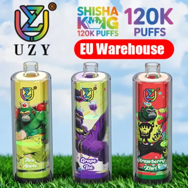 UZY 120K Puffs Shisha King DTL Disposable Vape 120000 EU Warehouse