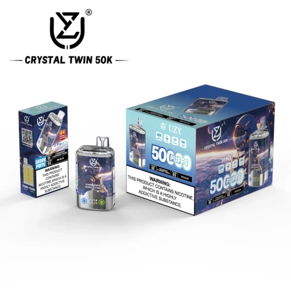 UZY 50K Puffs 2 in 1 Double Flavors Disposable Vape Shop 50000 EU Warehouse