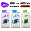 Vozol Star 50k Puffs 50000 Ice Control Disposable Vape Free Shipping EU Warehouse