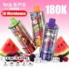 WASPE 180K Puffs 8 in 1 Crystal Disposable Vape 180000 Free Shipping EU Warehouse