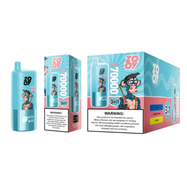 ZOOY 70K Puffs 70000 3 in 1 Triple Flavors Free Shipping EU Vape