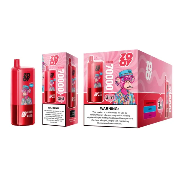 ZOOY 70K Puffs 70000 3 in 1 Triple Flavors Free Shipping EU Vape
