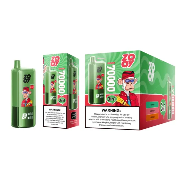 ZOOY 70K Puffs 70000 3 in 1 Triple Flavors Free Shipping EU Vape