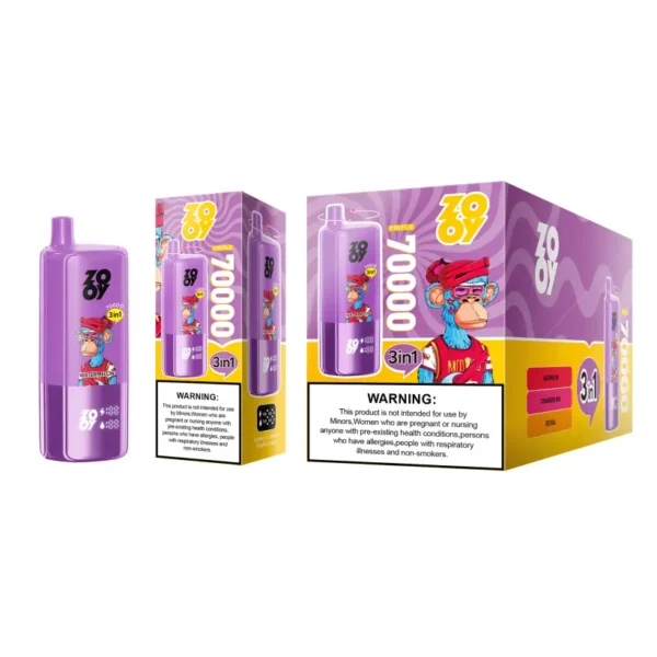 ZOOY 70K Puffs 70000 3 in 1 Triple Flavors Free Shipping EU Vape