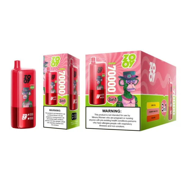 ZOOY 70K Puffs 70000 3 in 1 Triple Flavors Free Shipping EU Vape