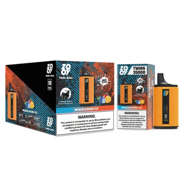 ZOOY Twins 35K Puffs 2 in 1 Disposable Vape Wholesale 35000 EU Warehouse