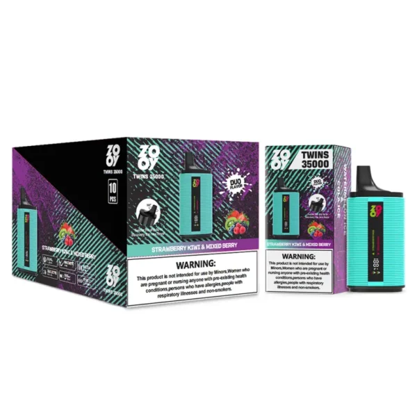 ZOOY Twins 35K Puffs 2 in 1 Disposable Vape Wholesale 35000 EU Warehouse