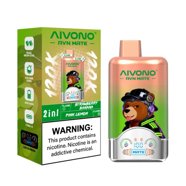 Aivono 120K Puffs 2 in 1 Flavors Avn Mate Disposable Vape Wholesale Free Shipping 13 Aivono 120K Puffs 2 in 1 Flavors Avn Mate Disposable Vape Wholesale Free Shipping