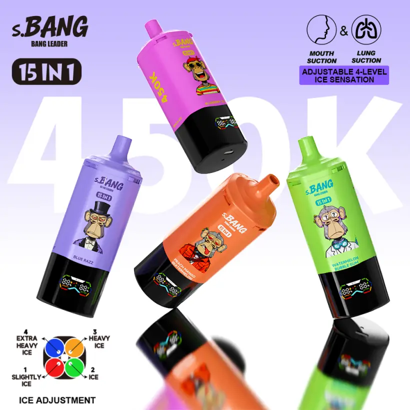Bang Leader 450k Puffs 15 in 1 Multiple Flavors Disposable Vape Free Shipping 1 Bang Leader 450k Puffs 15 in 1 Multiple Flavors Disposable Vape Free Shipping