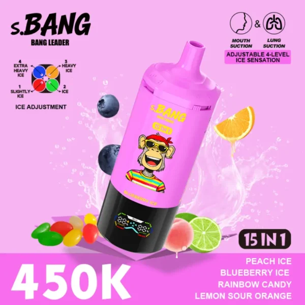 Bang Leader 450k Puffs 15 in 1 Multiple Flavors Disposable Vape Free Shipping 11 Bang Leader 450k Puffs 15 in 1 Multiple Flavors Disposable Vape Free Shipping