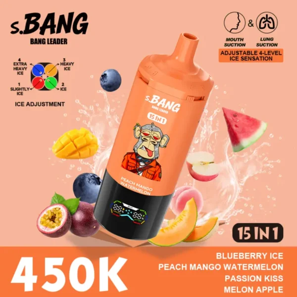Bang Leader 450k Puffs 15 in 1 Multiple Flavors Disposable Vape Free Shipping 10 Bang Leader 450k Puffs 15 in 1 Multiple Flavors Disposable Vape Free Shipping