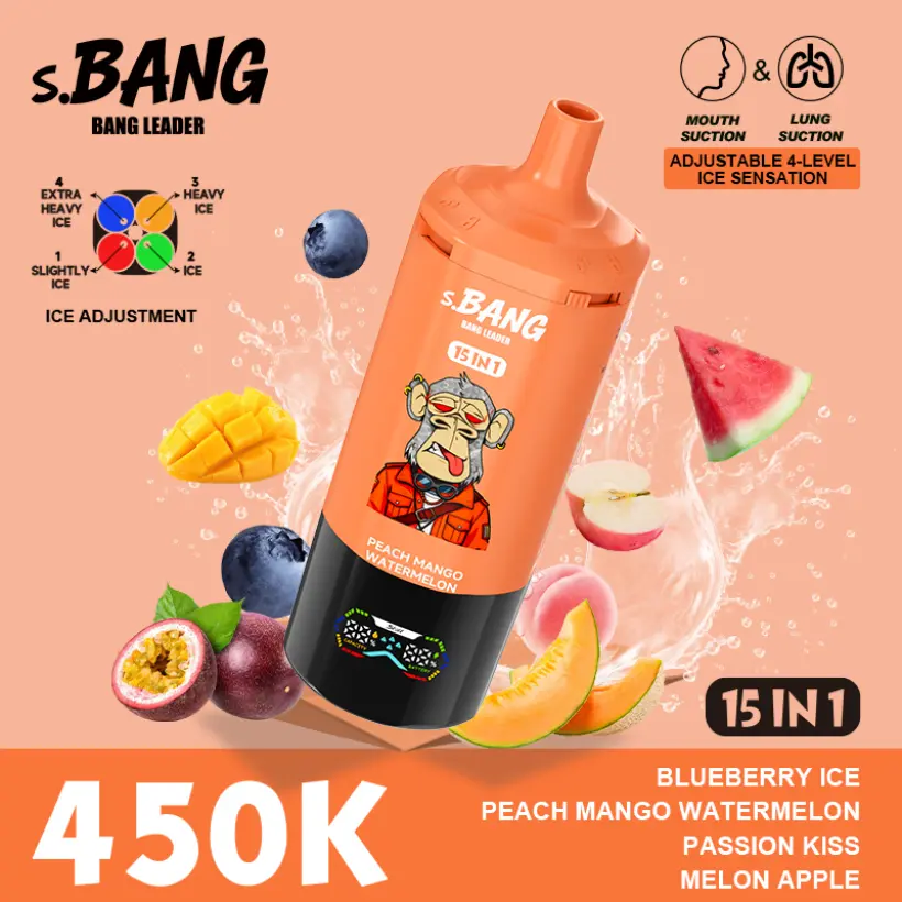 Bang Leader 450k Puffs 15 in 1 Multiple Flavors Disposable Vape Free Shipping 3 Bang Leader 450k Puffs 15 in 1 Multiple Flavors Disposable Vape Free Shipping