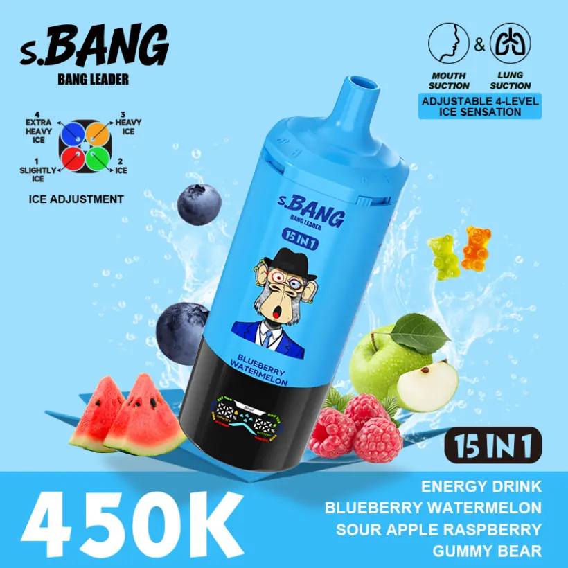 Bang Leader 450k Puffs 15 in 1 Multiple Flavors Disposable Vape Free Shipping 6 Bang Leader 450k Puffs 15 in 1 Multiple Flavors Disposable Vape Free Shipping