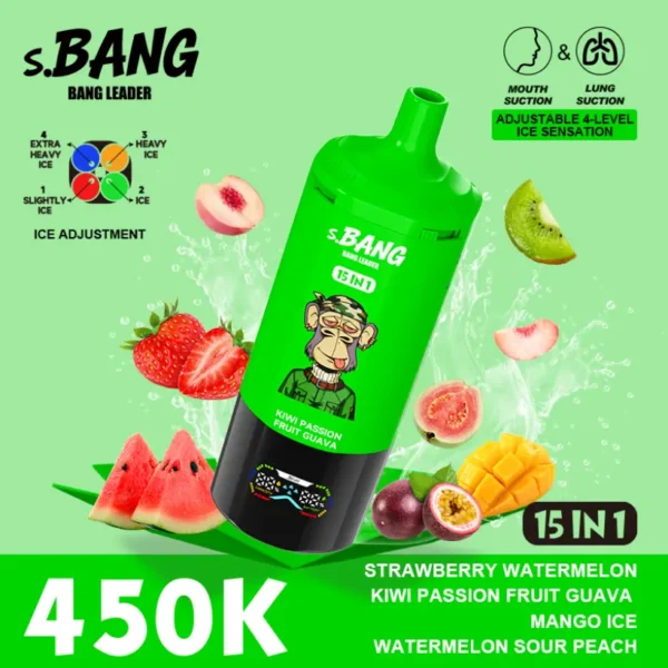 Bang Leader 450k Puffs 15 in 1 Multiple Flavors Disposable Vape Free Shipping 12 Bang Leader 450k Puffs 15 in 1 Multiple Flavors Disposable Vape Free Shipping