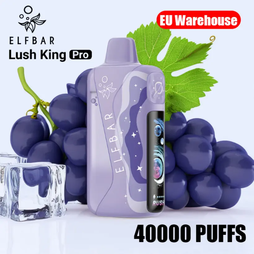 ELF BAR 40k Puffs 40000 Lush King Pro Disposable Vape Pen EU Warehouse
