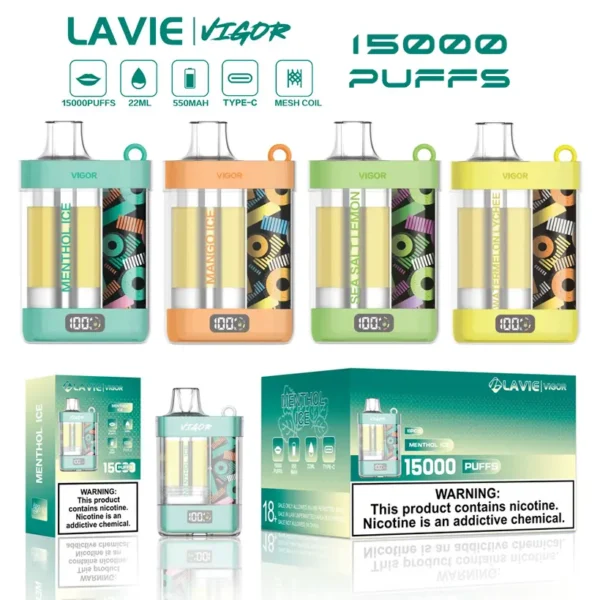Lavie Vigor 15k Puffs 15000 Best Disposable Vape Wholesale Free Shipping