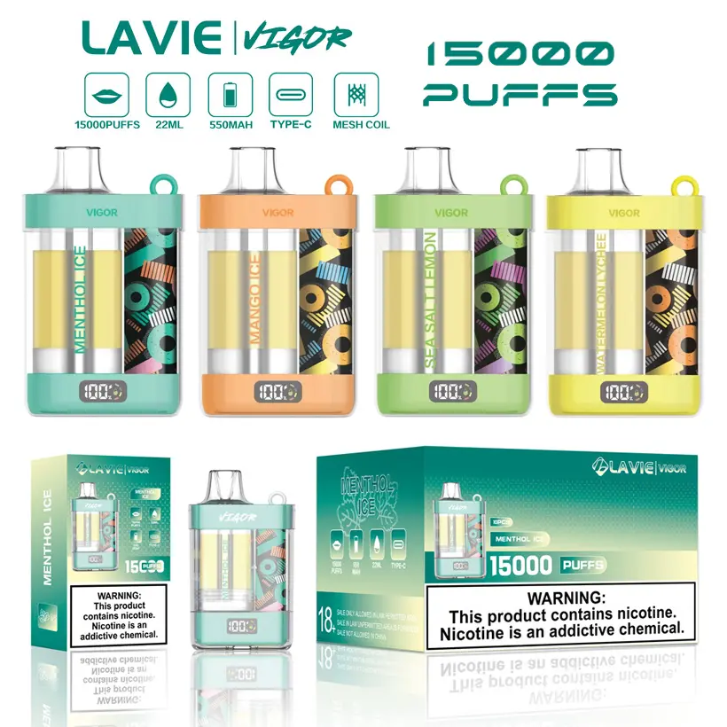 Lavie Vigor 15k Puffs 15000 Best Disposable Vape Wholesale Free Shipping 16 Lavie Vigor 15k Puffs 15000 Best Disposable Vape Wholesale Free Shipping