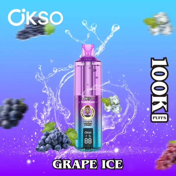 OKSO Tornado 100k Puffs 100000 Rechargeable Disposable Vape Pen Free Shipping
