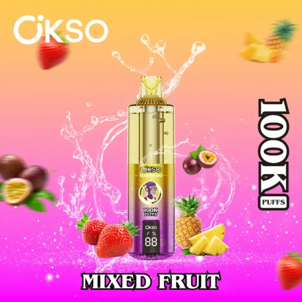 OKSO Tornado 100k Puffs 100000 Rechargeable Disposable Vape Pen Free Shipping