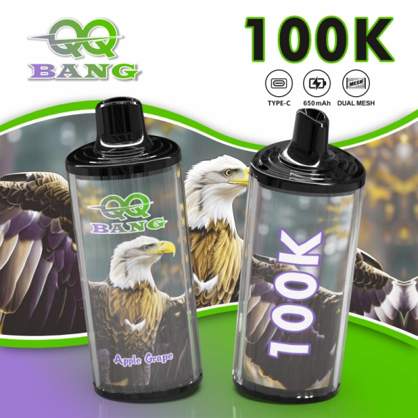 QQ Bang 100k Puffs 100000 Rechargeable Fruit Flavored Disposable Vape 2026 Free Shipping