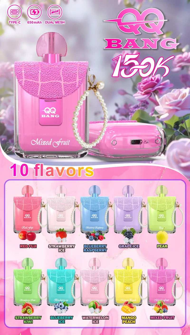 QQ Bang 150k Puffs 150000 Best Disposable Vape Free Shipping 16 QQ Bang 150k Puffs 150000 Best Disposable Vape Free Shipping