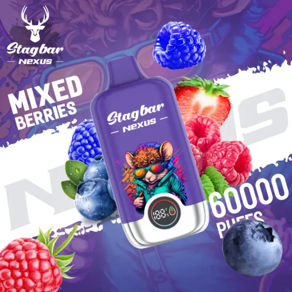 Stagbar 60k Puffs Nexus Disposable Vape 60000 EU Warehouse 12 Stagbar 60k Puffs Nexus Disposable Vape 60000 EU Warehouse