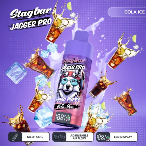 Stagbar Jagger Pro 40K Puffs 40000 Disposable Vape Wholesale EU Warehouse