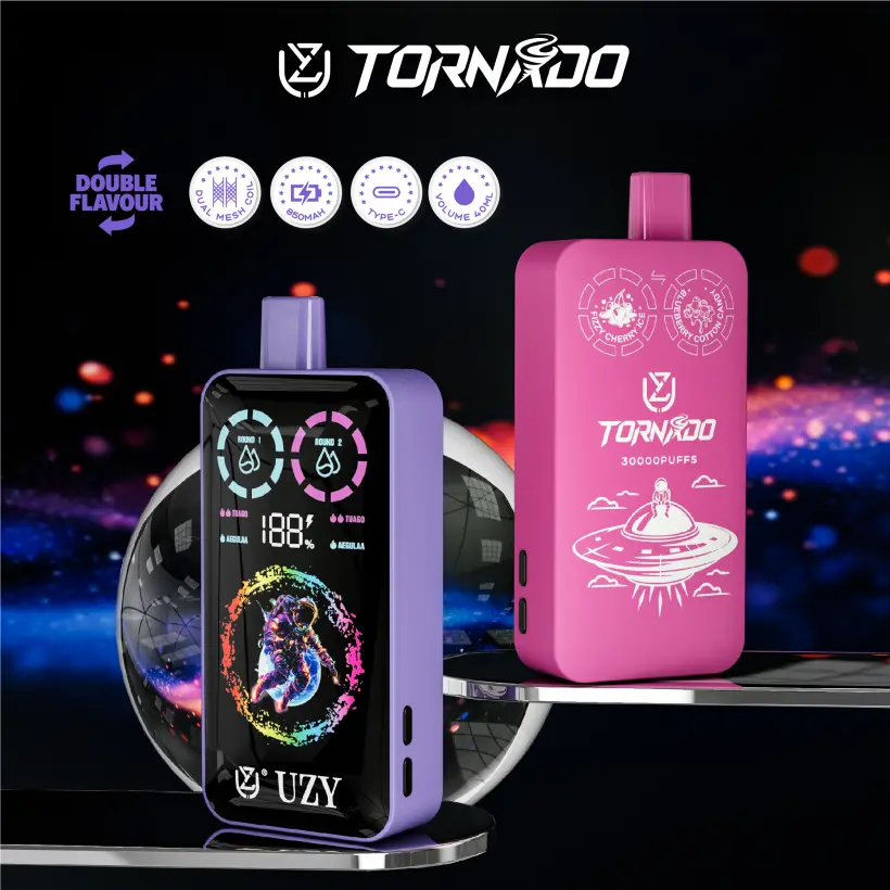 UZY 30K Puffs 30000 Tornado 2 in 1 Disposable Vape Whloesale Free Shipping 4 UZY 30K Puffs 30000 Tornado 2 in 1 Disposable Vape Whloesale Free Shipping
