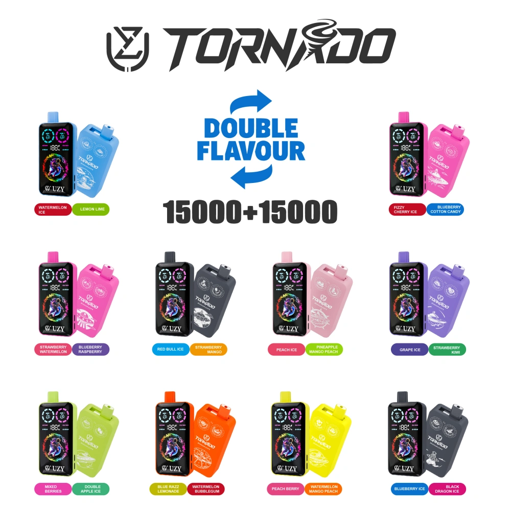 UZY 30K Puffs 30000 Tornado 2 in 1 Disposable Vape Whloesale Free Shipping 16 UZY 30K Puffs 30000 Tornado 2 in 1 Disposable Vape Whloesale Free Shipping