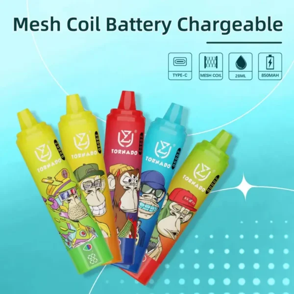 UZY Tornado 20000 Puffs Disposable Vape Wholesale EU Warehouse
